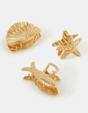 3-Pack Ocean Metal Claw Clips, , large