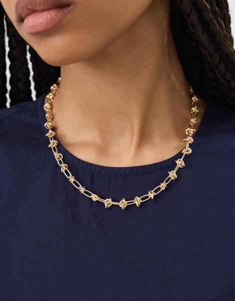 Knot Chain Necklace, , large