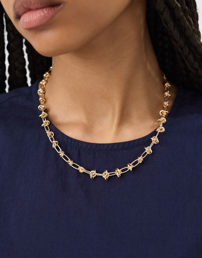 Knot Chain Necklace, , large