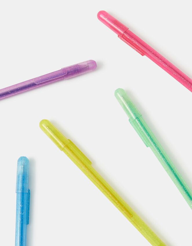 Girls 5-Pack Glitter Gel Pens, , large