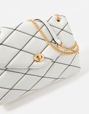 Ava Quilted Shoulder Bag, , large