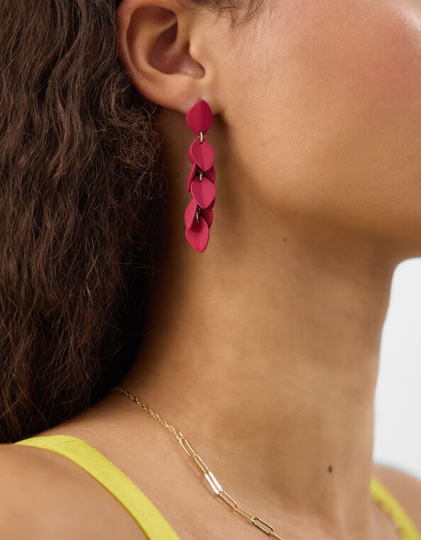 Leaf Drop Earrings, , large