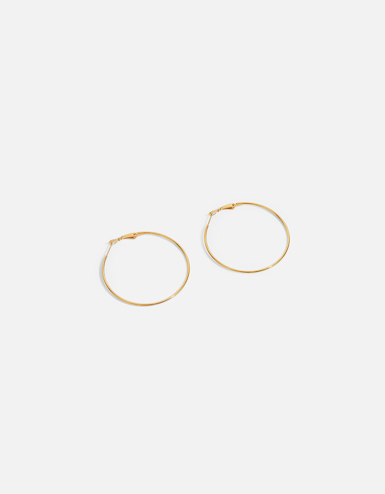 Skinny gold hoop earrings outlet