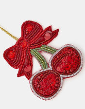 Embellished Cherry Christmas Tree Decoration, , large