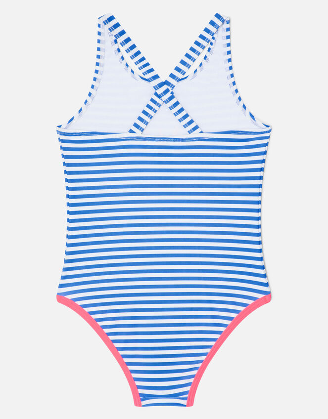 Stripe High Five Swimsuit, Multi (BRIGHTS-MULTI), large