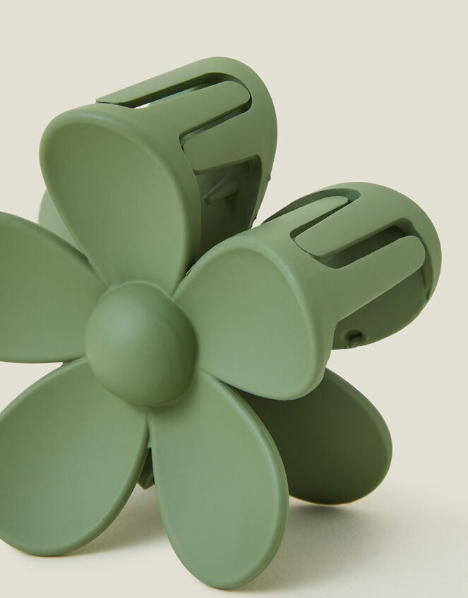 Matte Flower Claw Clip, , large