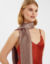 Lightweight Shimmer Scarf, Natural (CHAMPAGNE), large