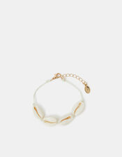 Cowrie Shell Cord Bracelet, , large