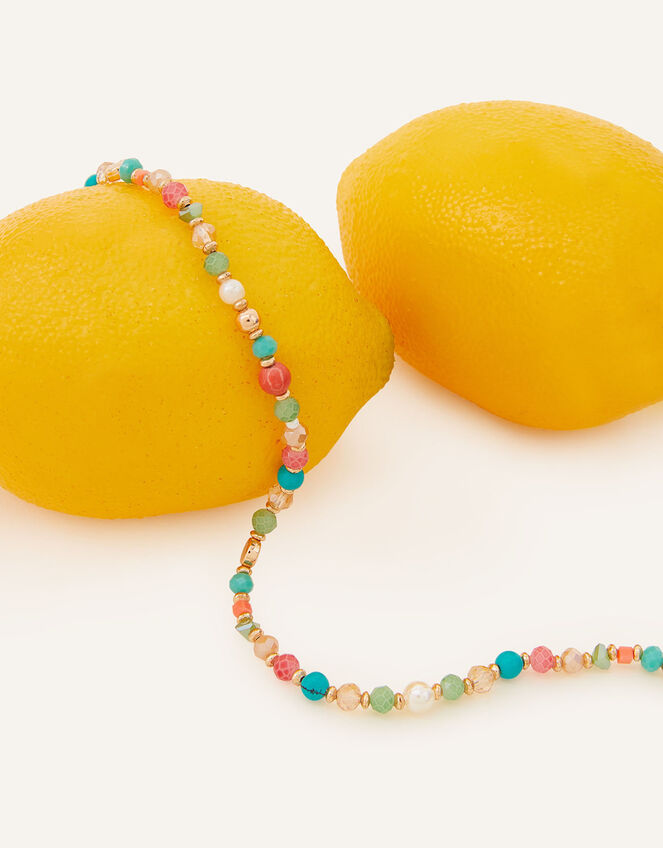 Short Beaded Necklace, , large