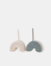 2-Pack Kikkerland Rainbow Scrub Sponges, , large