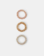 3-Pack Beaded Hair Bands, , large