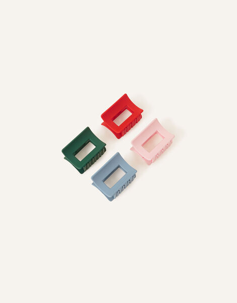 Matt Square Claw Clips 4 Pack, , large