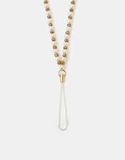 Pearl Beaded Phone Charm, , large
