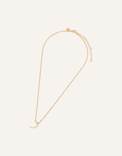 14ct Gold-Plated Arabic Initial Pendant Necklace - Z (Zaa), , large