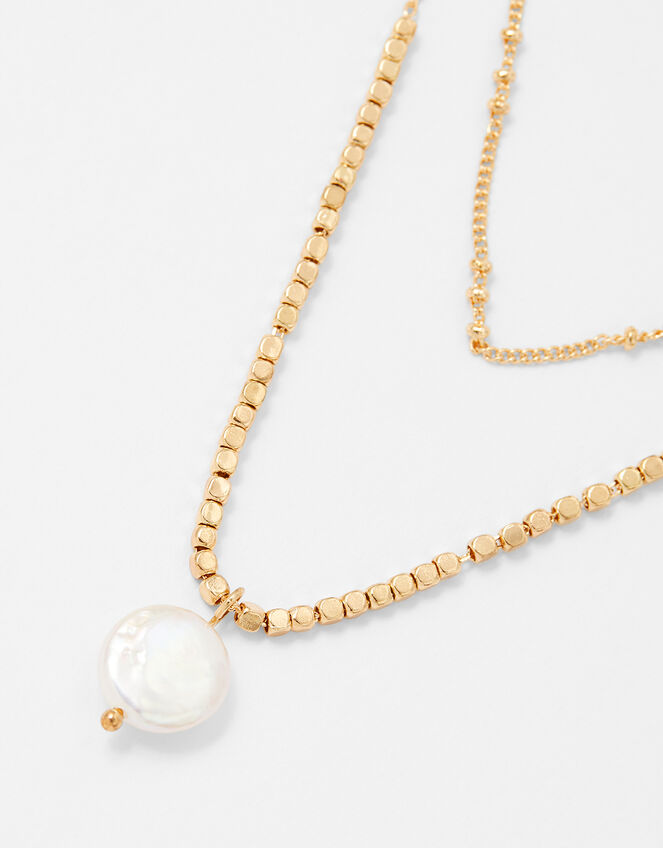 Freshwater Pearl Multirow Necklace | Necklaces | Accessorize UK