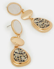 Marbled Drop Earrings, , large