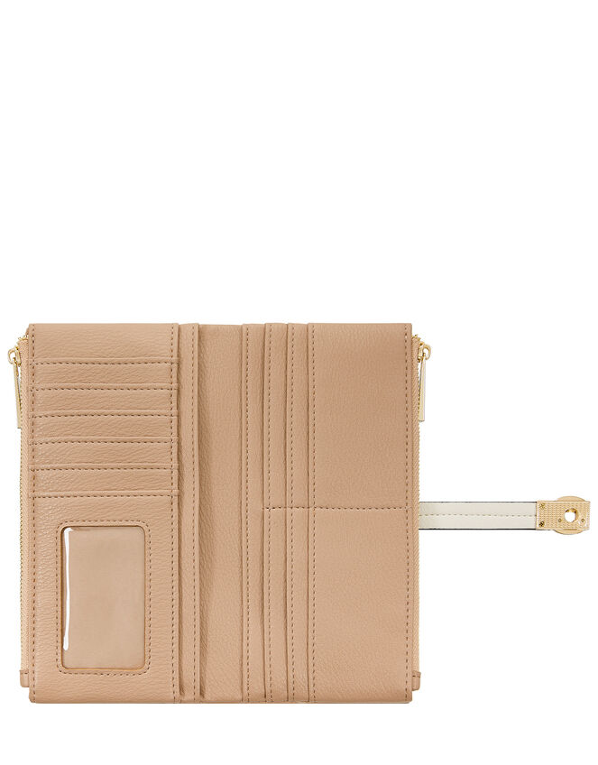 Colour-Block Flip Lock Wallet, , large