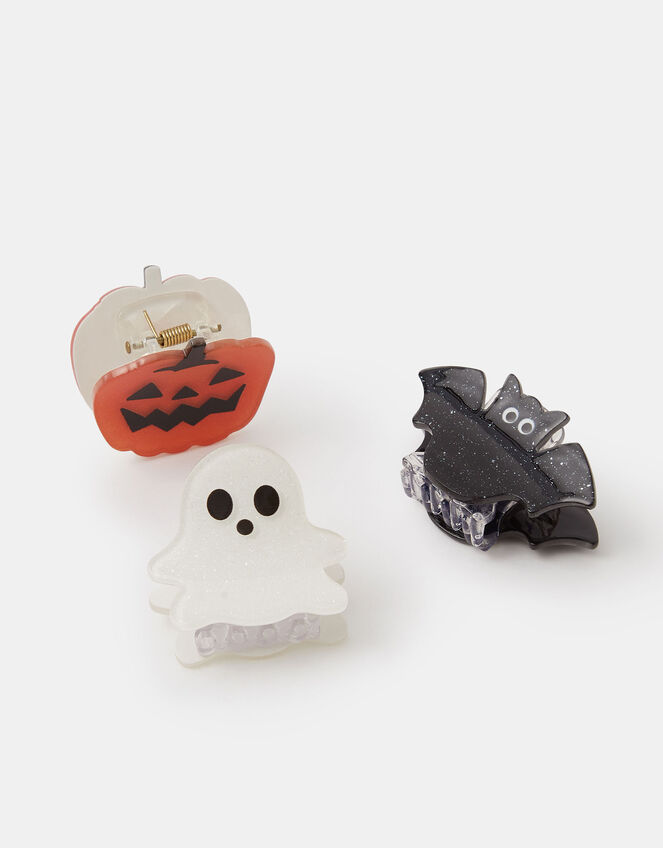 3-Pack Spooky Halloween Claw Clips, , large