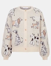 Accessorize x Good Manners Dog Print Cardigan​, Multi (MULTI), large