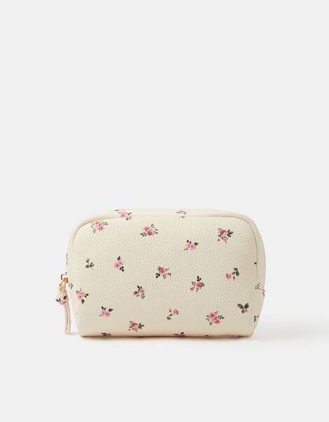 Floral Print Make Up Bag, , large