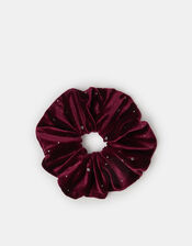 Sparkle Velvet Hair Scrunchie, , large