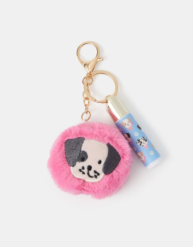 Girls Dog Lip Balm Bag Charm, , large