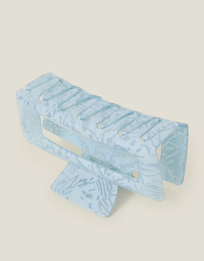 Cut-Out Marble Resin Claw Clip, , large