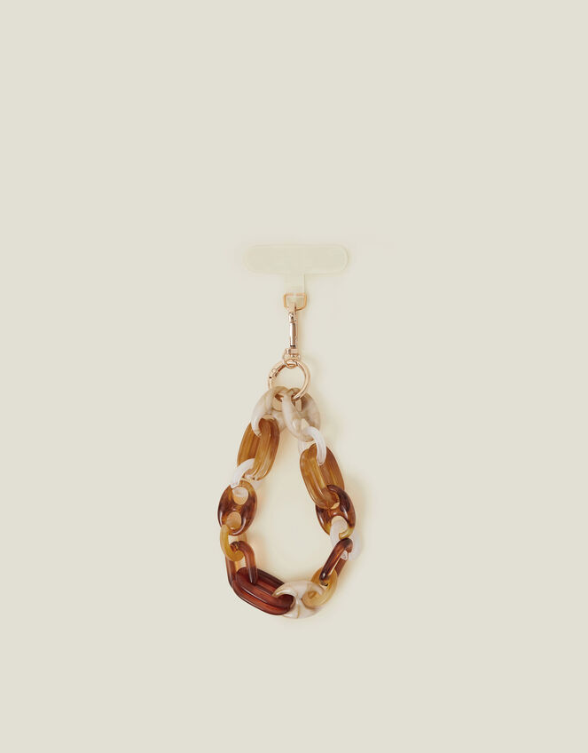 Mix Resin Chain Phone Wrist Strap, , large