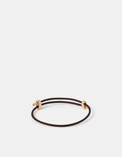 Adjustable Cord Bracelet , Brown (BROWN), large