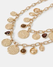 2-Pack Coin Charm Necklaces, , large