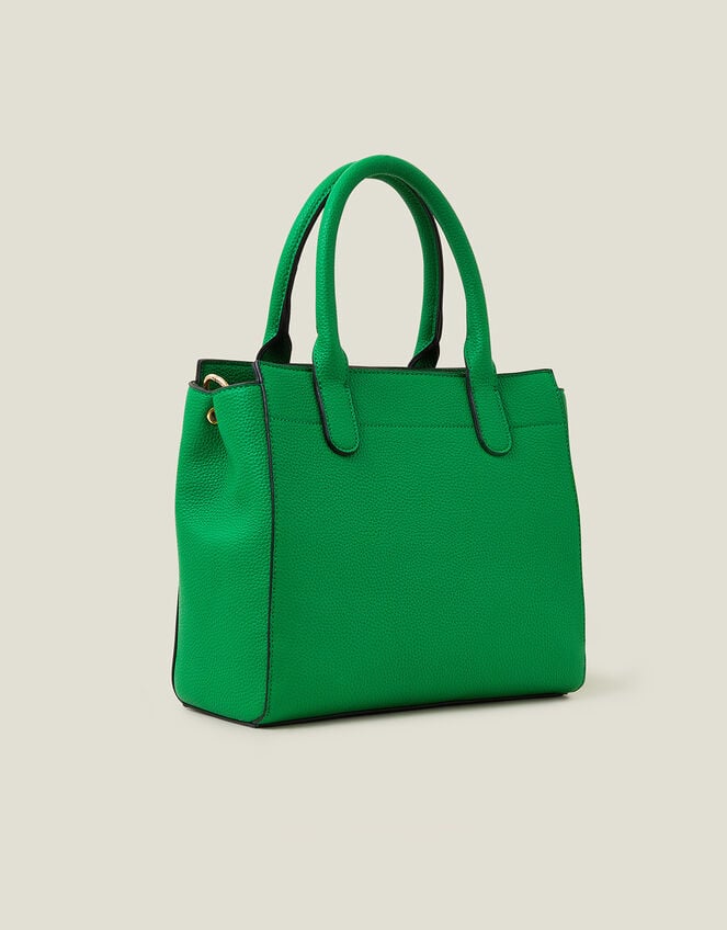 Handheld Bag with Webbing Strap, Green (GREEN), large