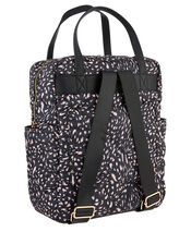 Emmy Brushstroke Print Quilted Backpack, , large
