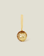 Hand-Embellished Sequin Bauble, Gold (GOLD), large