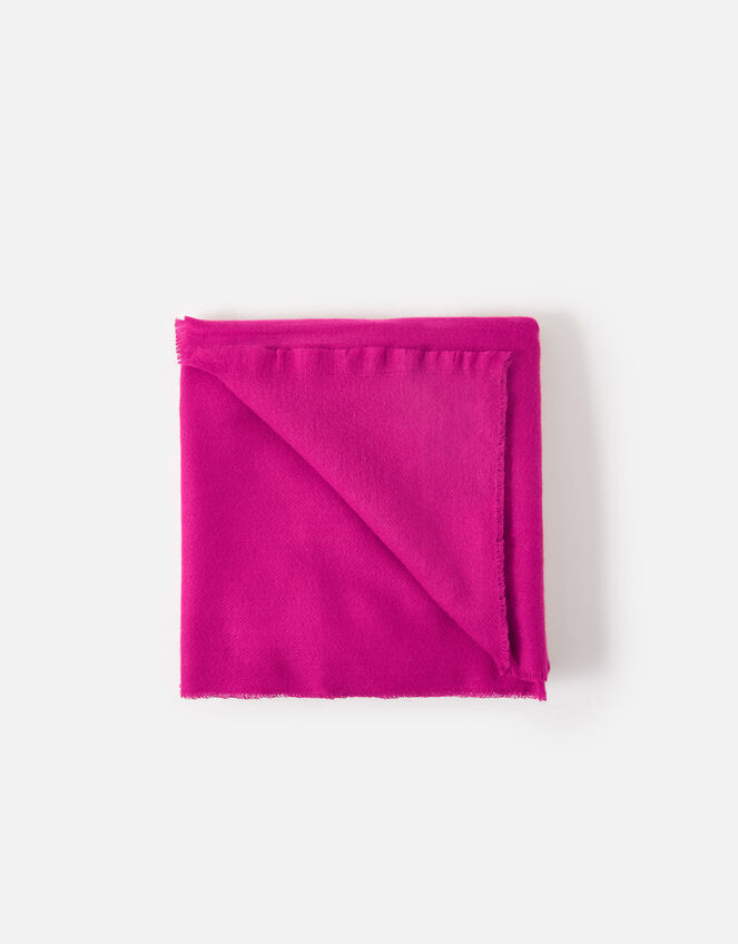 Plain Blanket Scarf , Pink (PINK), large