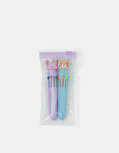 2-Pack Girls Mini Cat & Dog Multi Colour Pens, , large