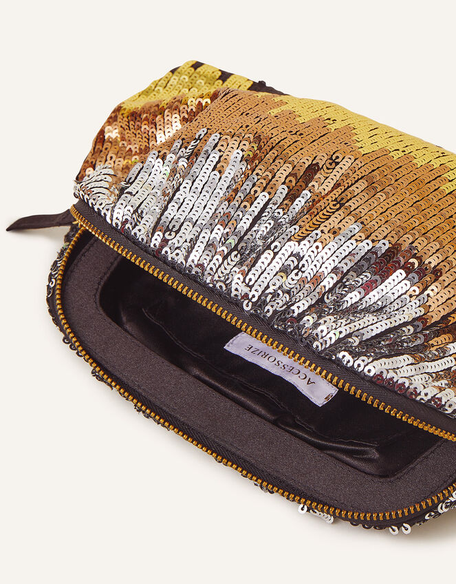 Ombre Sequin Clutch, Multi (DARKS-MULTI), large