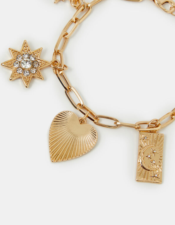 Celestial Charm Bracelet Gold, , large