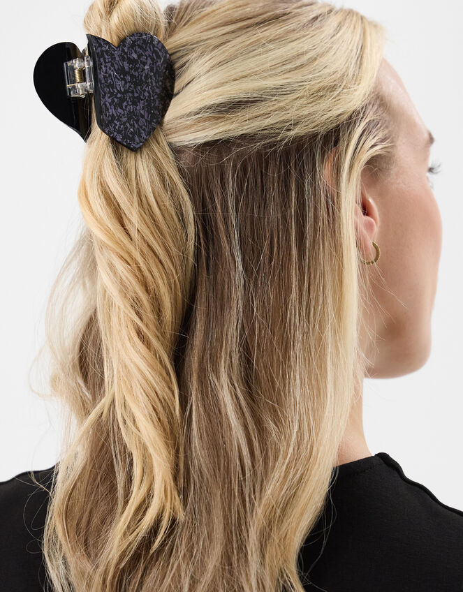 Resin Heart Claw Clip, , large