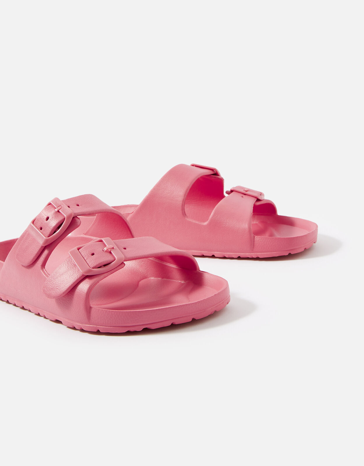 Pink shop footbed sandals