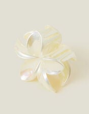 Pearly Tropical Flower Claw Clip, , large
