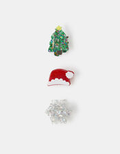 3-Pack Christmas Claw Clips, , large