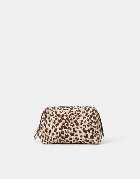 Cheetah Print Make Up Bag, , large