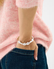 Organic Pearl T-Bar Bracelet, , large