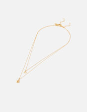 Gold-Plated Layered Good Fortune Necklace , , large
