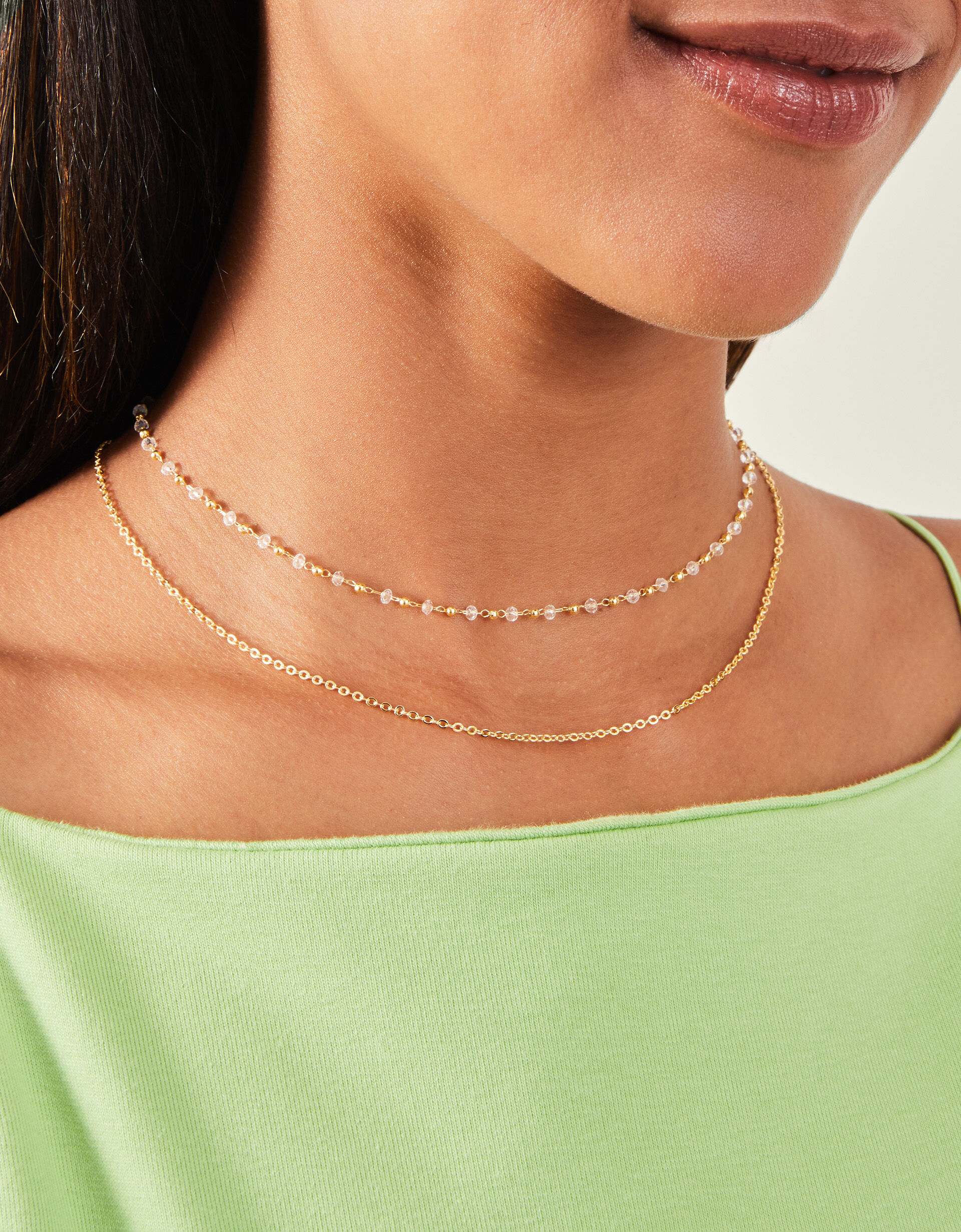 Accessorize layered necklace sales