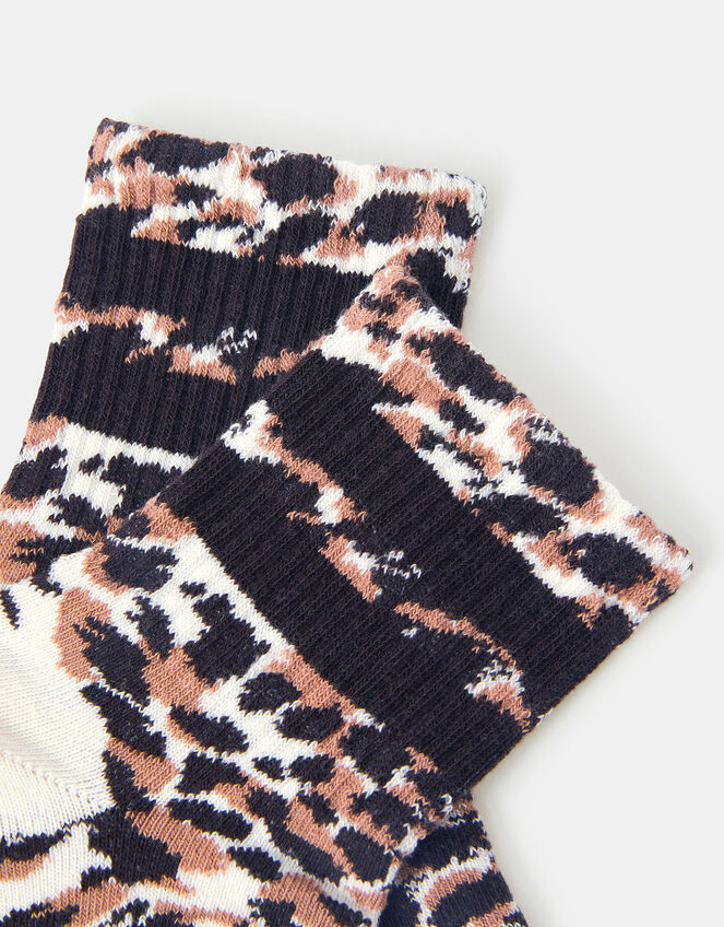 Cheetah Print Socks, , large