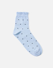 Frill Pinspot Socks, , large