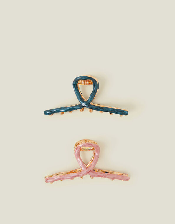 2-Pack Twist Resin Claw Clips, , large