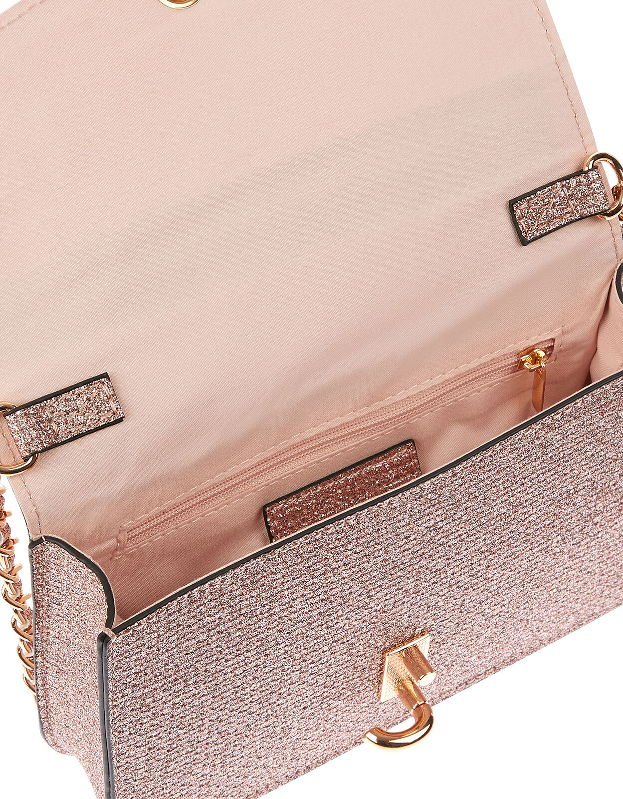 Rose gold shop clutch bag sale