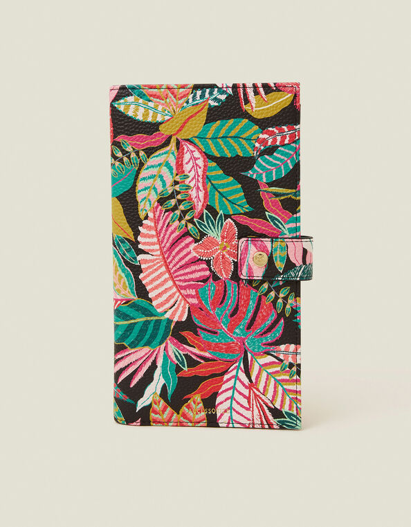 Tropical Print Travel Wallet, , large